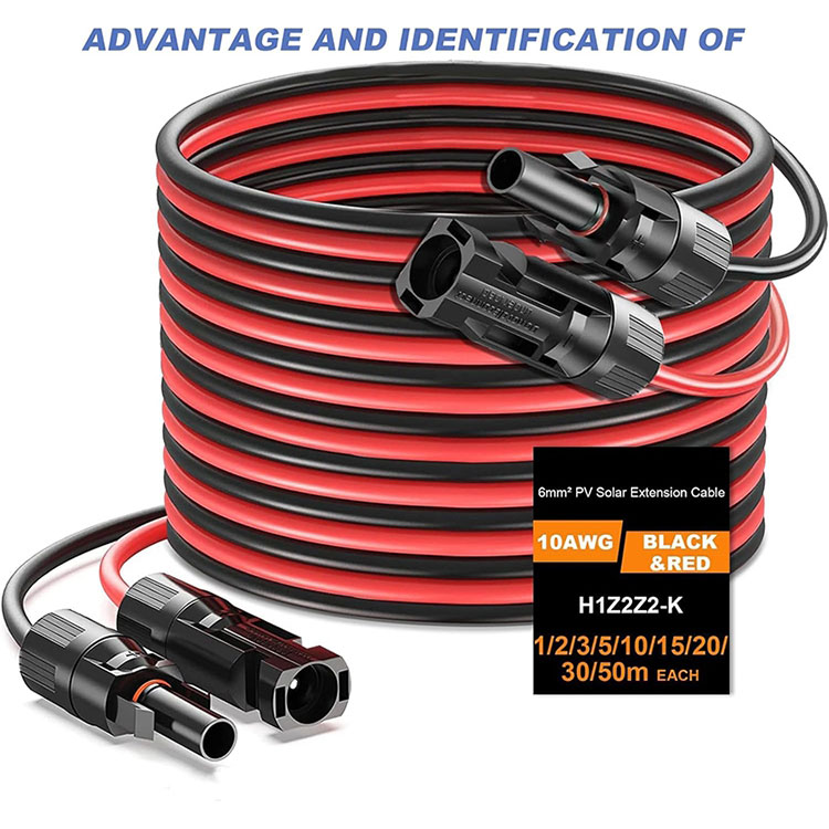 Kuvigwa Kwakananga 10AWG Solar Extension Cable 50Ft
